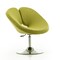Manhattan Comfort Perch Adjustable Chair in Green and Polished Chrome, PK2 2-AC037-GR - alternate 6